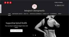 Desktop Screenshot of integral-chiropractic.com