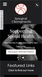 Mobile Screenshot of integral-chiropractic.com