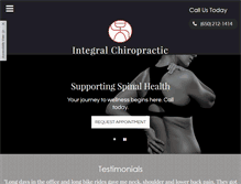 Tablet Screenshot of integral-chiropractic.com